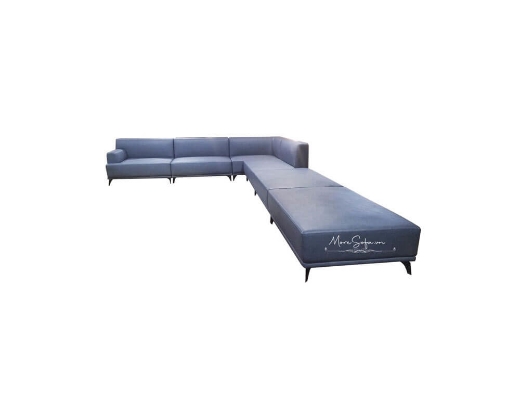 Ảnh của Mẫu sofa góc L bọc da phong cách hiện đại đầy trẻ trung